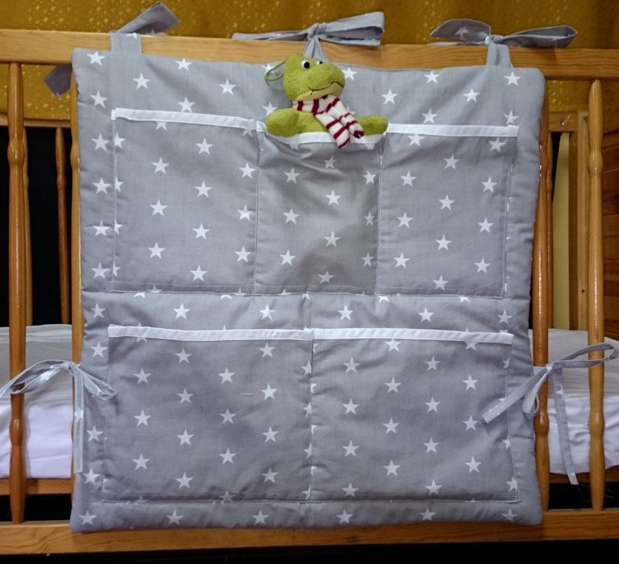 Przybornik szary w gwiazdki