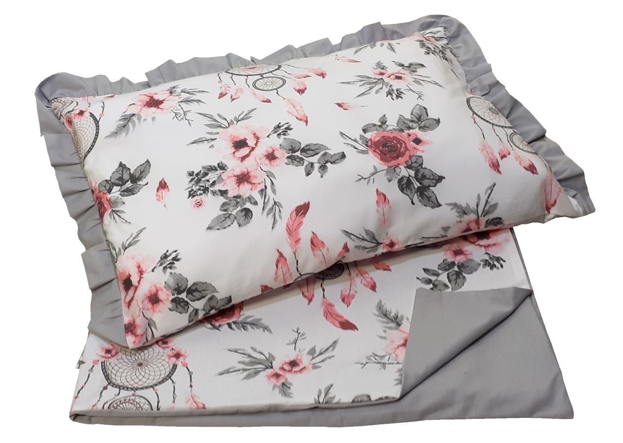 Pościel dziecięca róże, łapacze snów